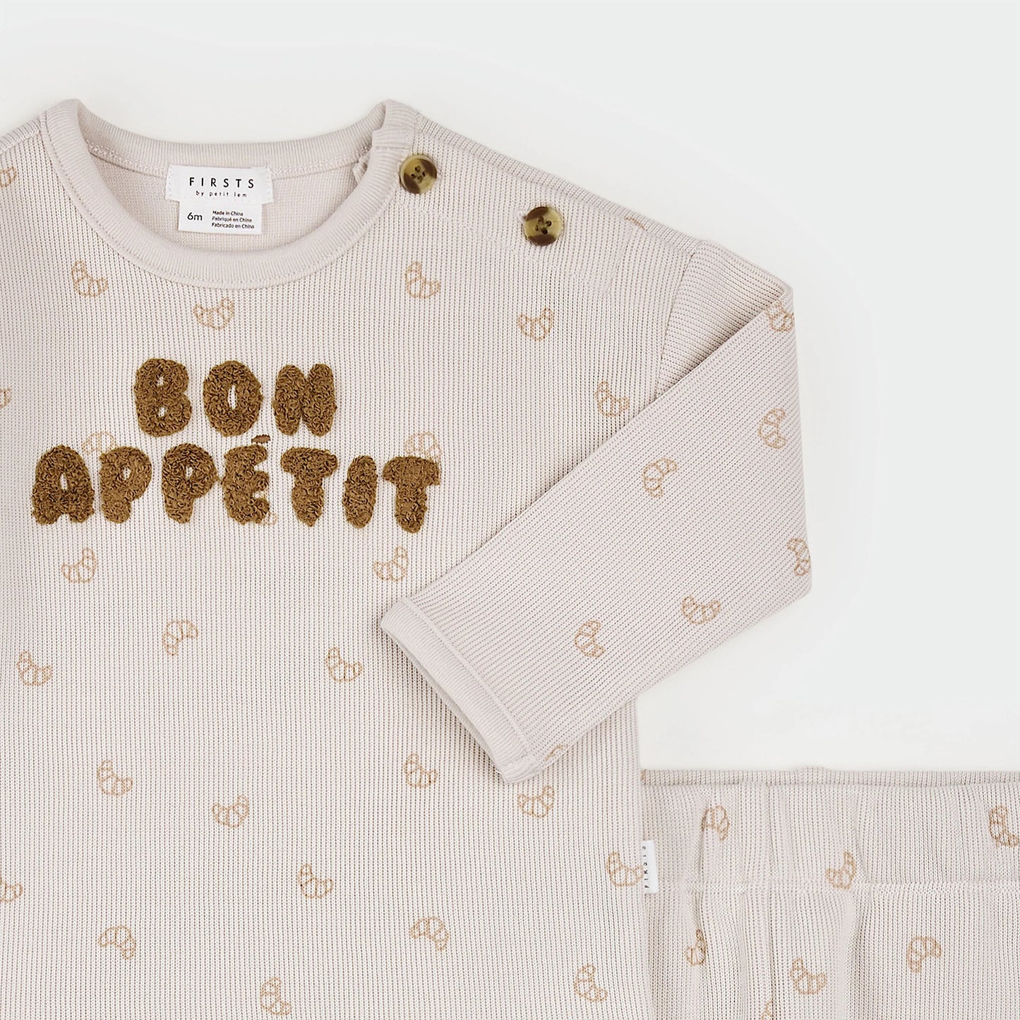 Bon Appétit Double Jersey Outfit Set