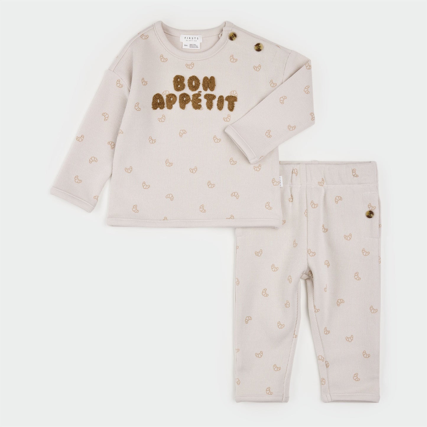 Bon Appétit Double Jersey Outfit Set