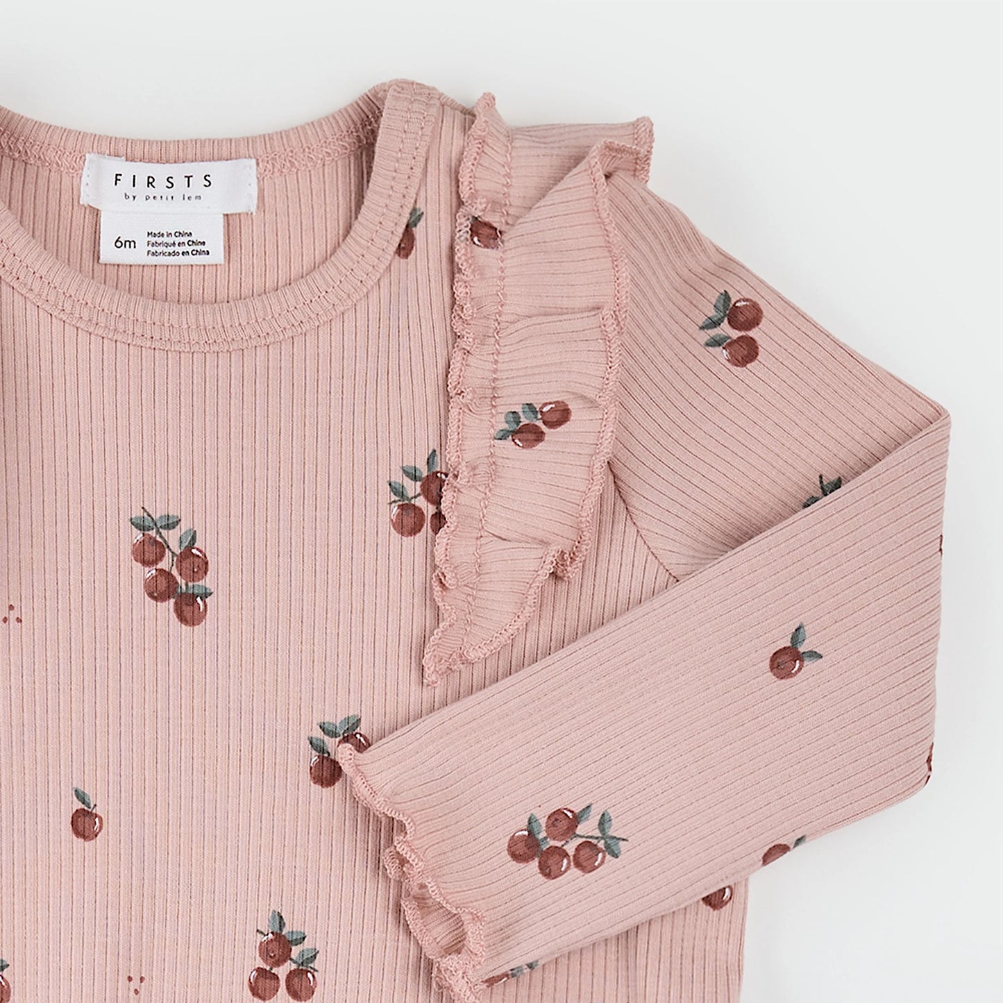 Little Apples Print on Flared Legging Set