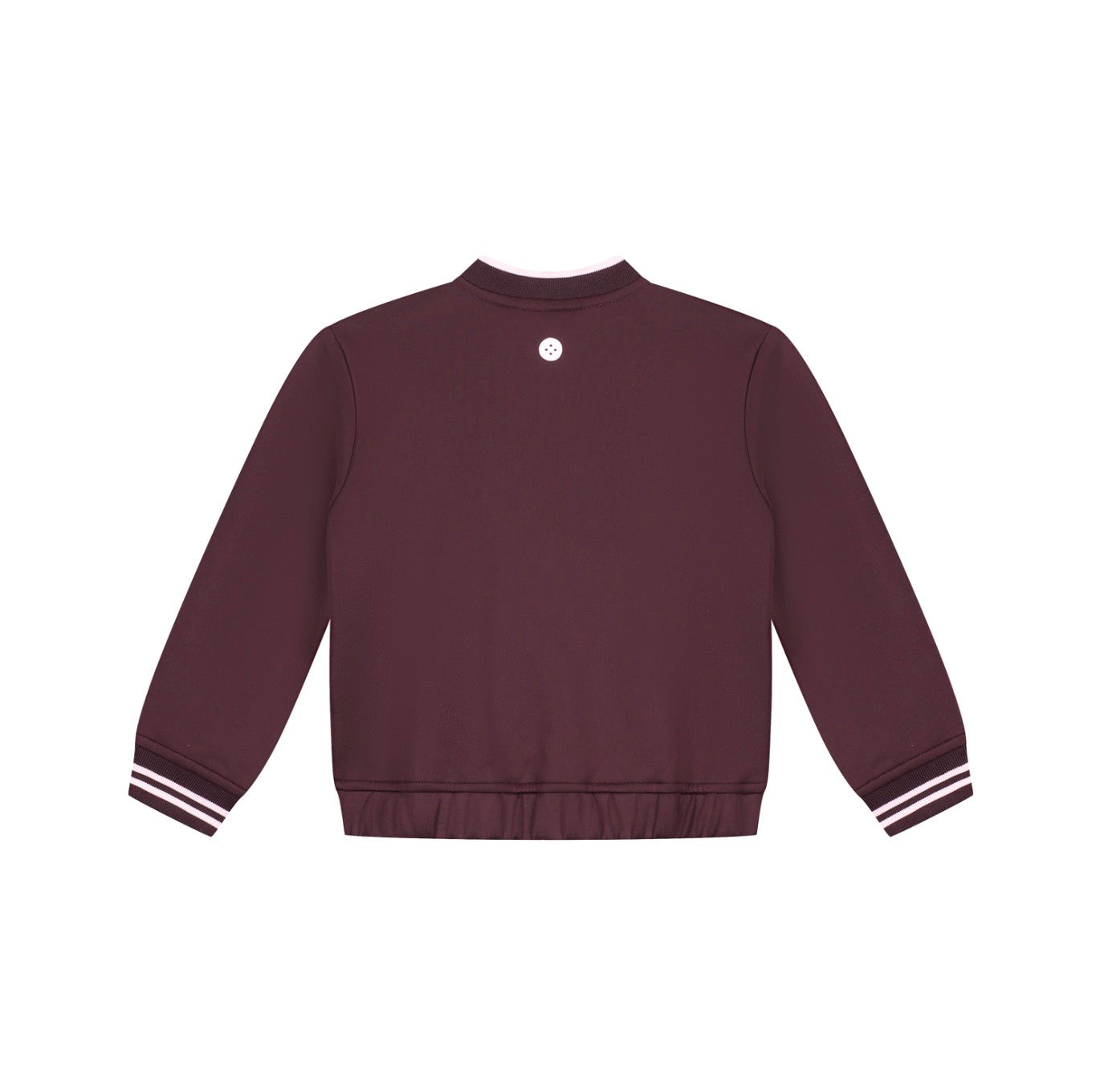 Burgundy & Pink Bows Track Jacket