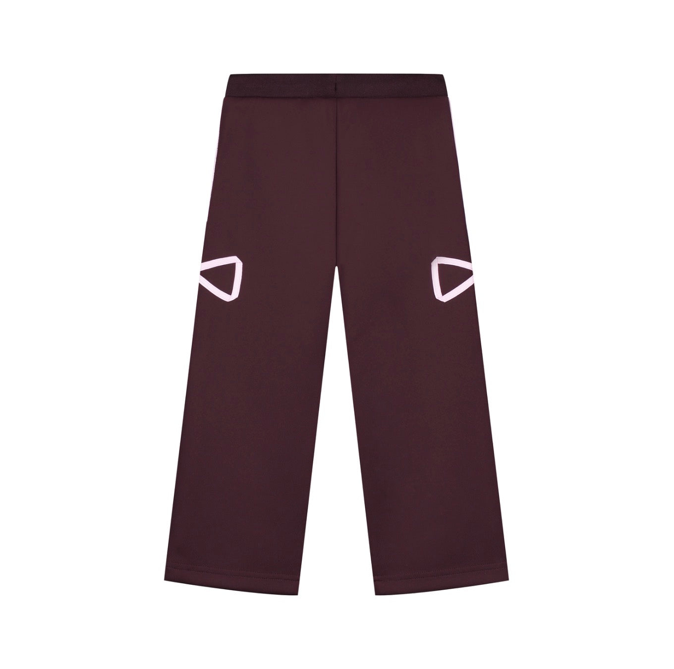 Burgundy & Pink Bows Track Pant