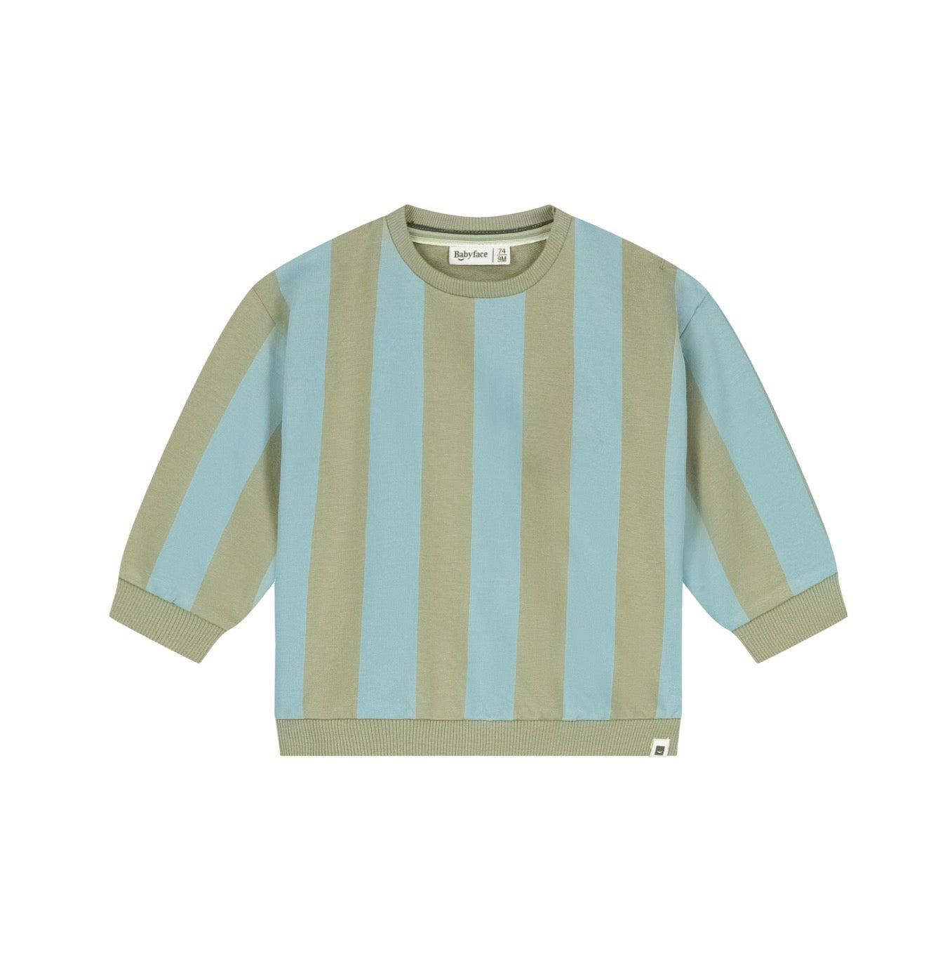 Green & Teal Stripe Sweatshirt