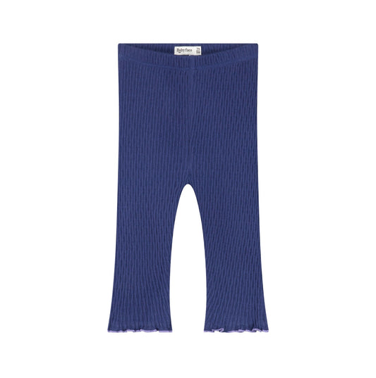Deep Purple Ribbed Legging