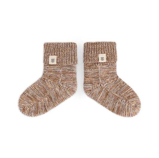 Brown Sweater Booties