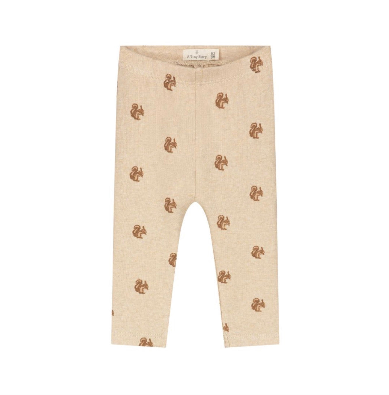 Squirrel Beige Ribbed Pant