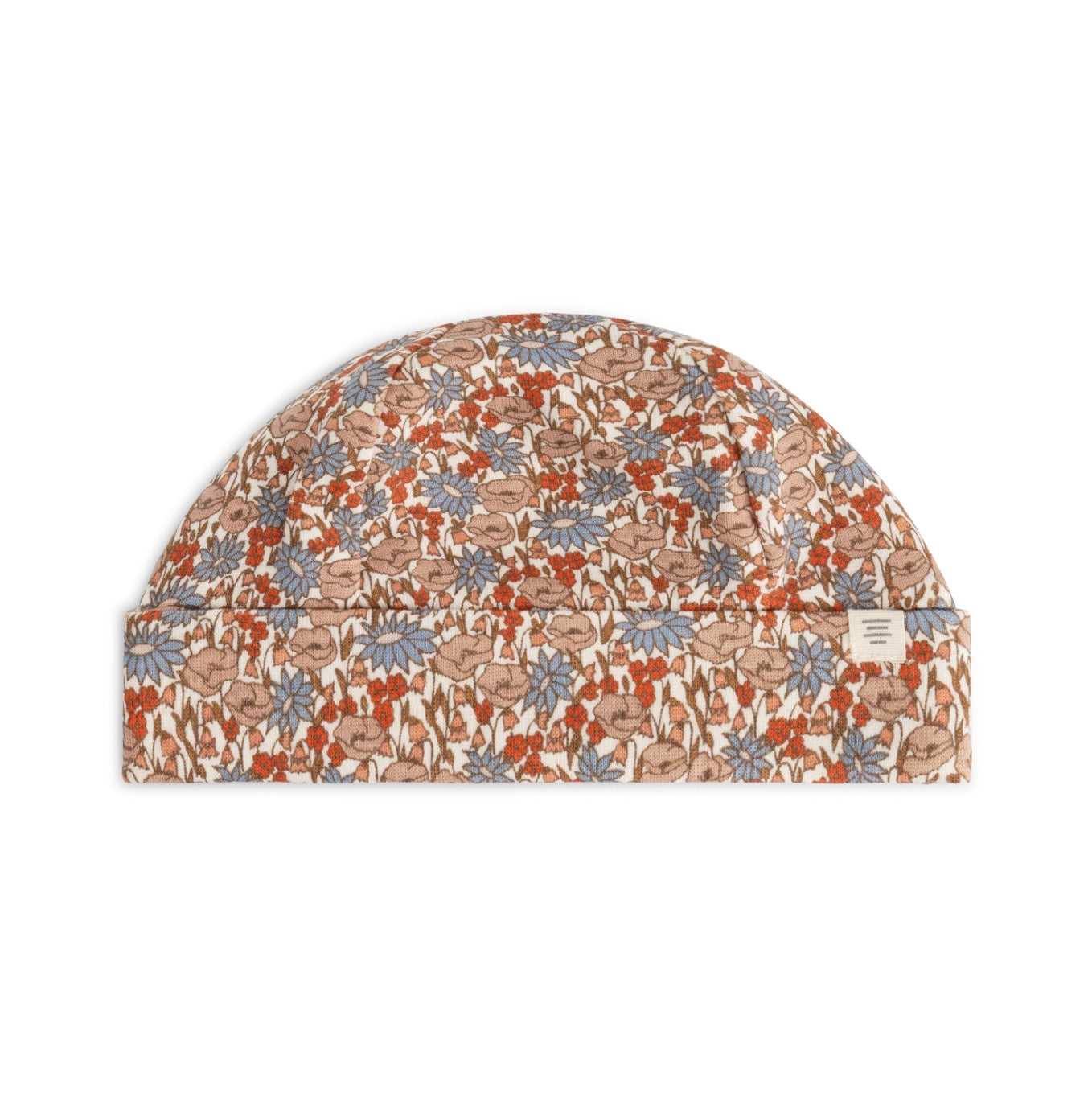 Floral Ribbed Hat
