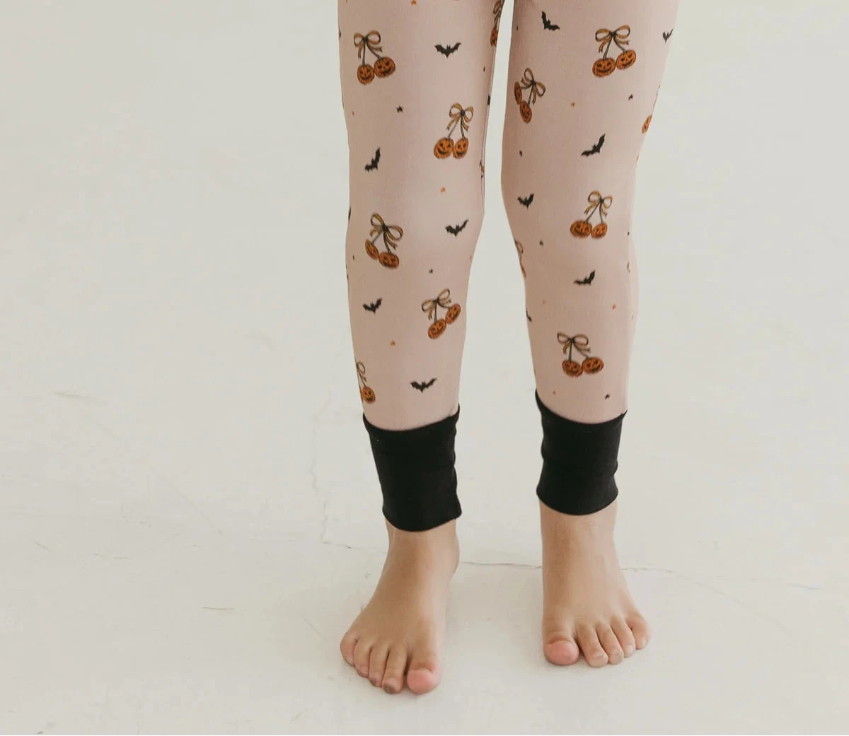 Pumpkin Cherries | Bamboo Ruffle Zipper Pajamas