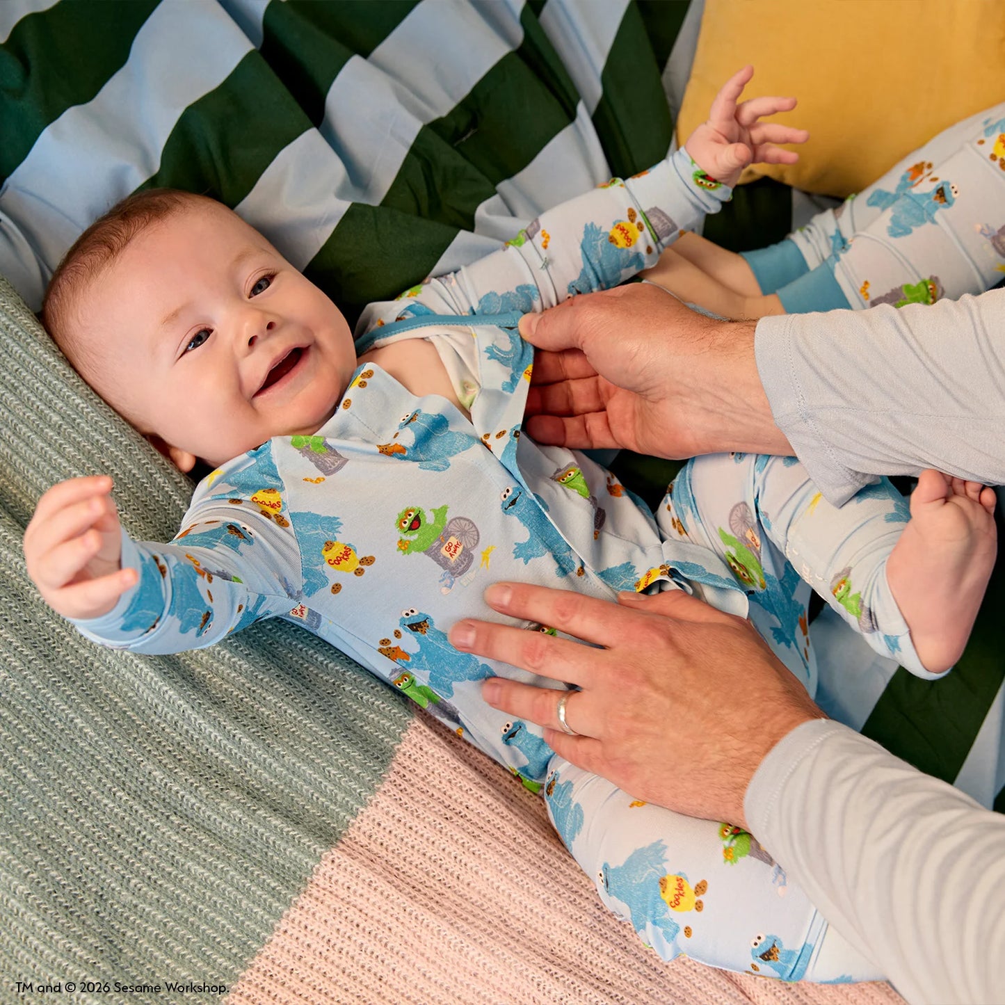 Sesame Street | Cookie & Oscar Modal Magnetic Convertible Coverall