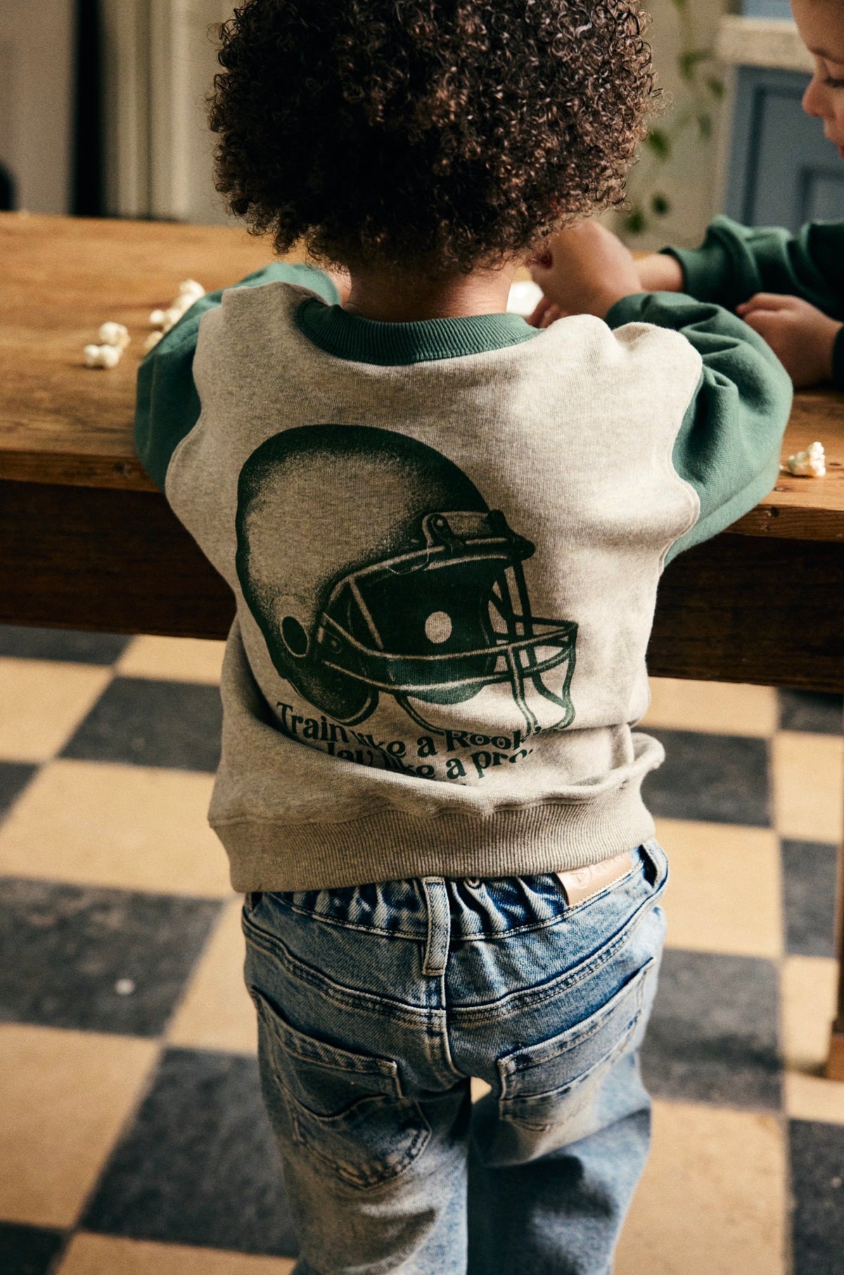 Football Colorblock Sweatshirt