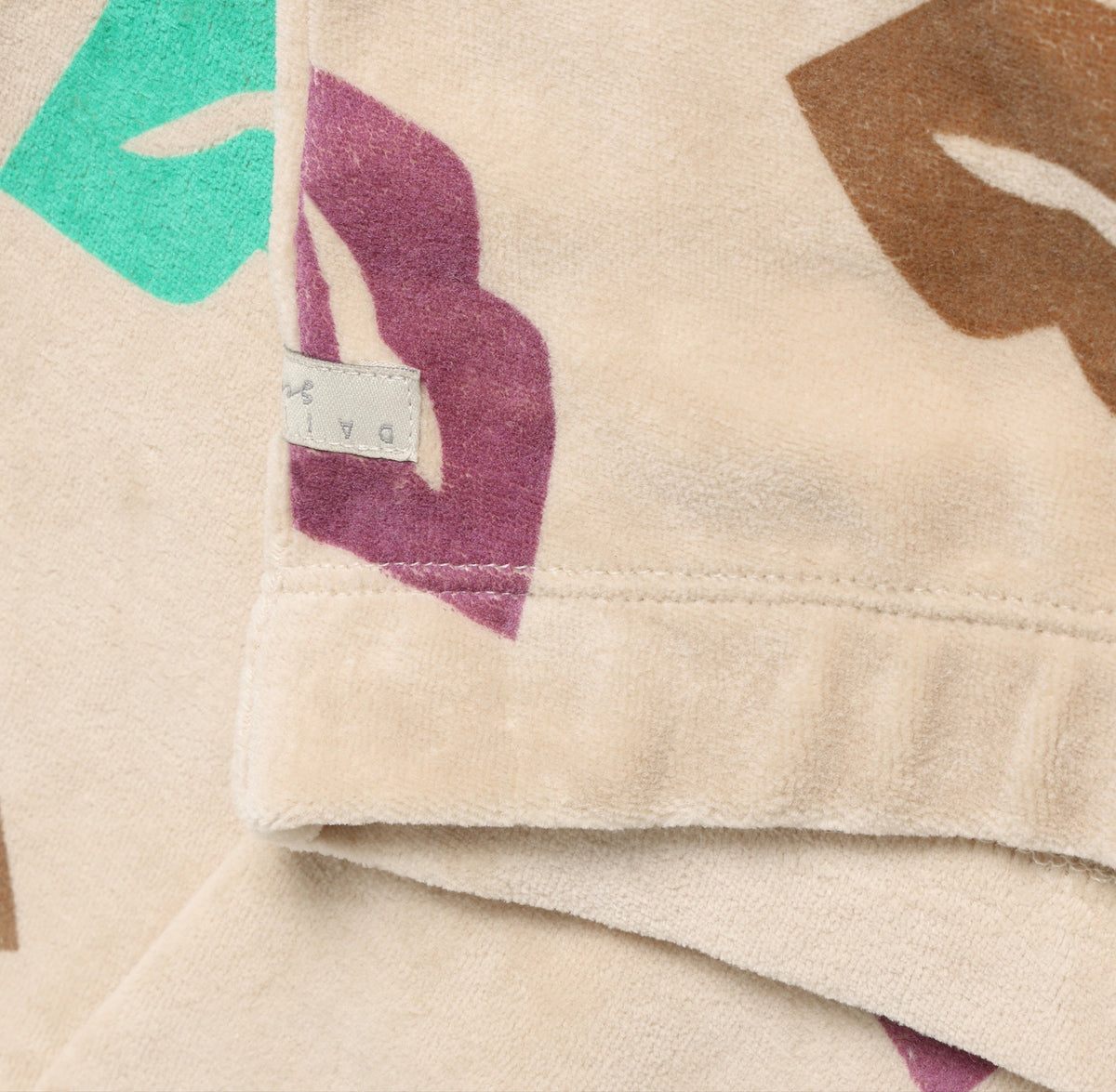 Tan Allover Lip Flare Pant