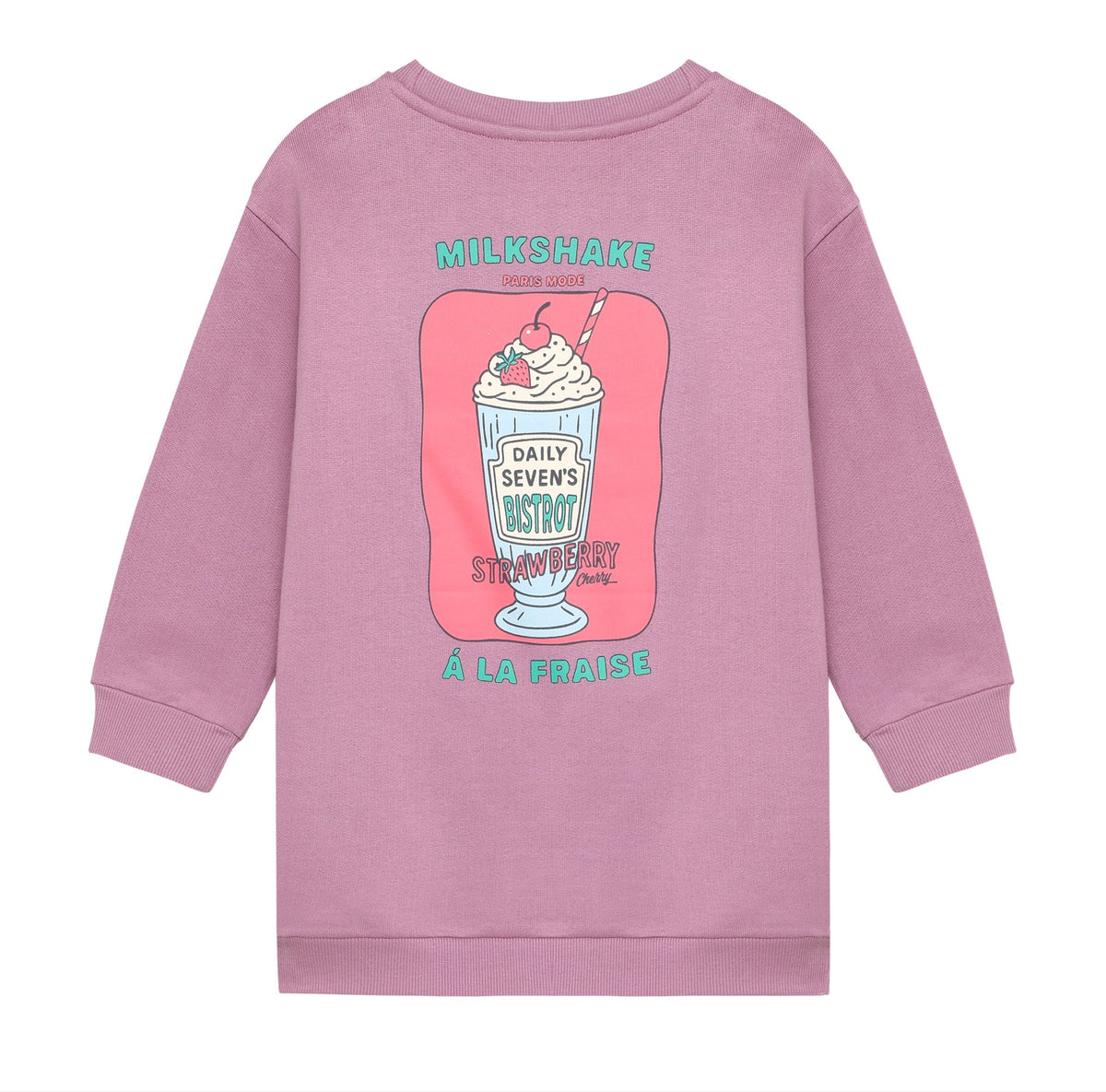 Milkshake Sweatshirt Dress