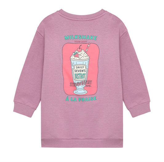 Milkshake Sweatshirt Dress