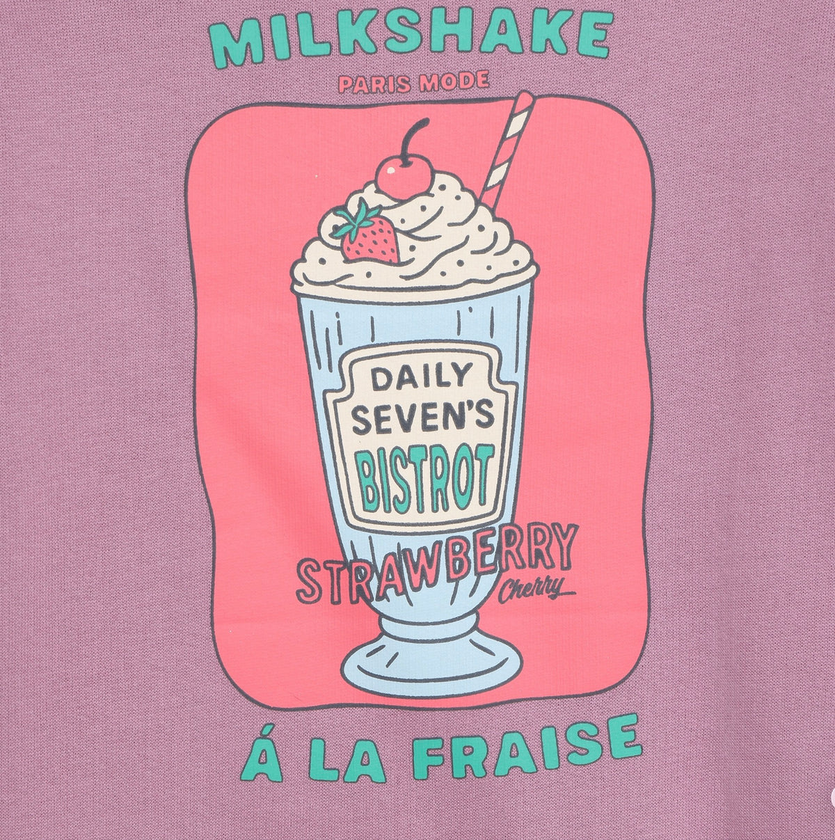 Milkshake Sweatshirt Dress