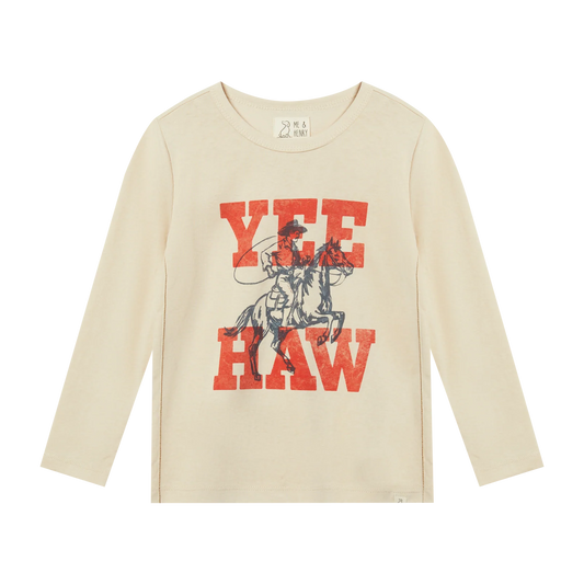 CHEROKEE YEE HAW PRINTED TEE