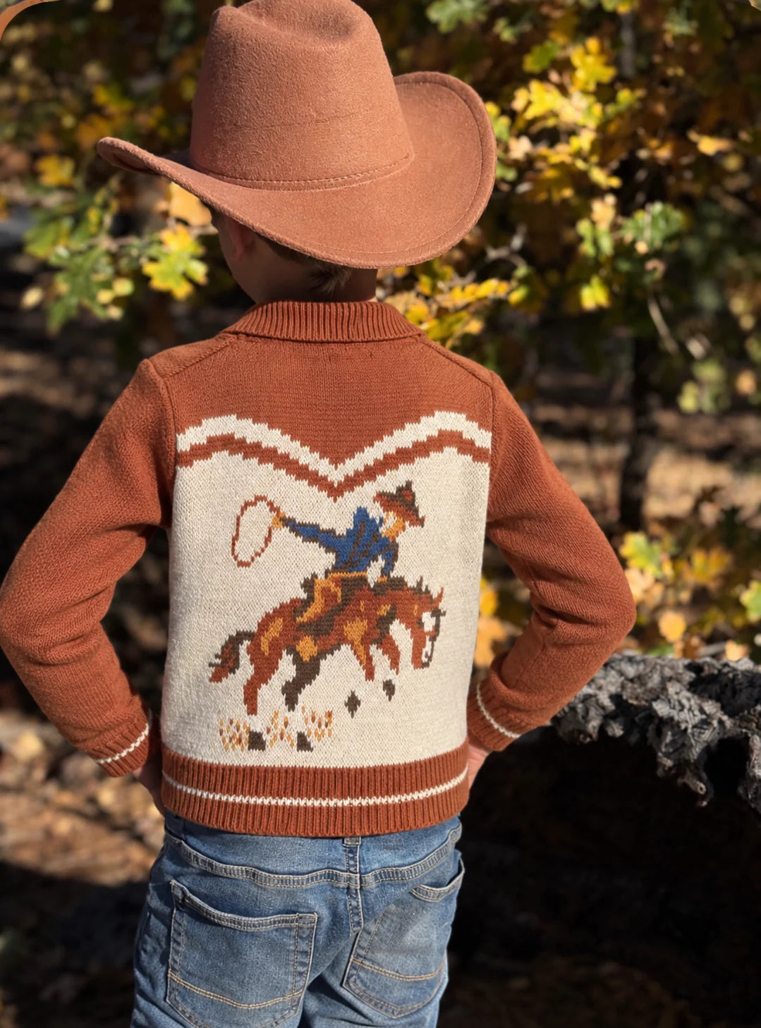 YEEHAW COWBOY CARDIGAN