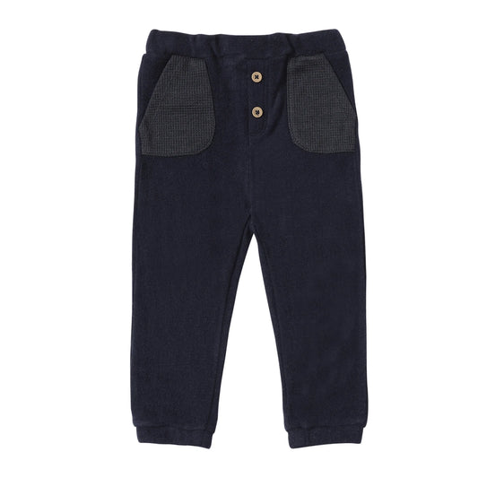 JACKSON NAVY JERSEY PANTS