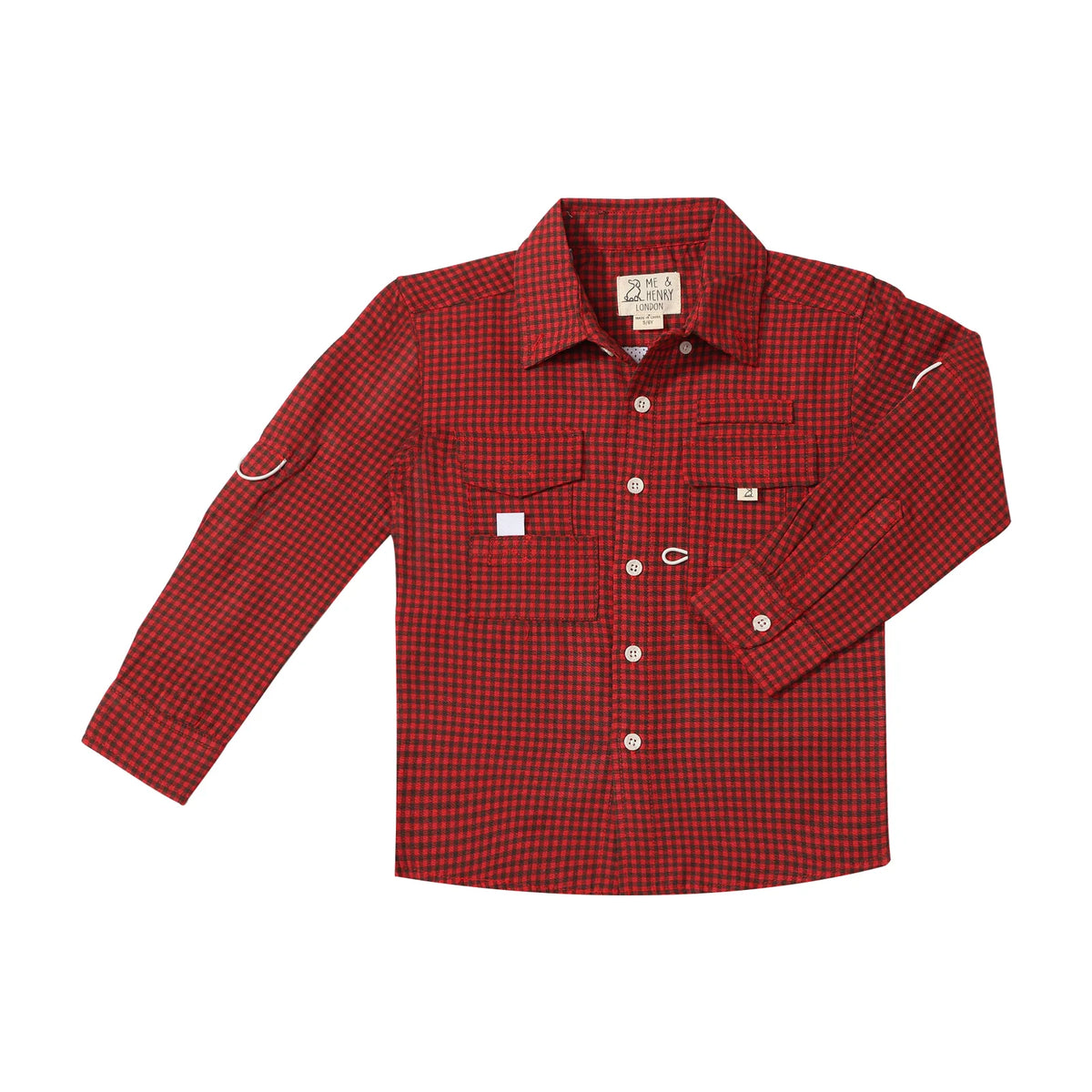 SAWYER RED PLAID FISHING SHIRT