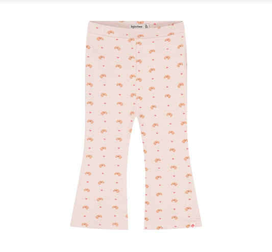 Croissant Love Pink Flare Pant