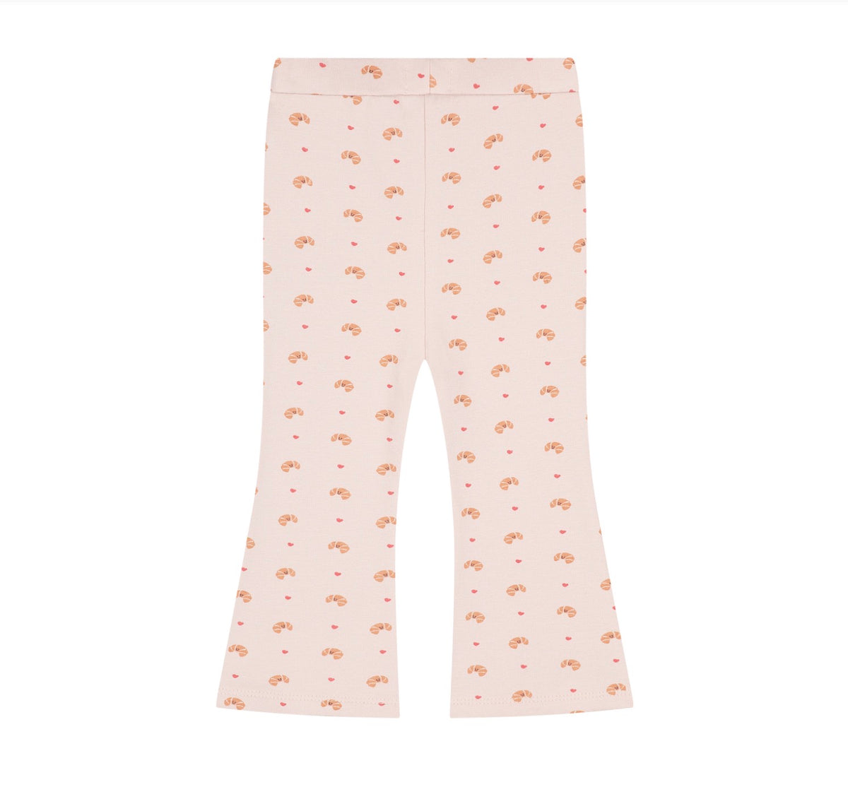 Croissant Love Pink Flare Pant