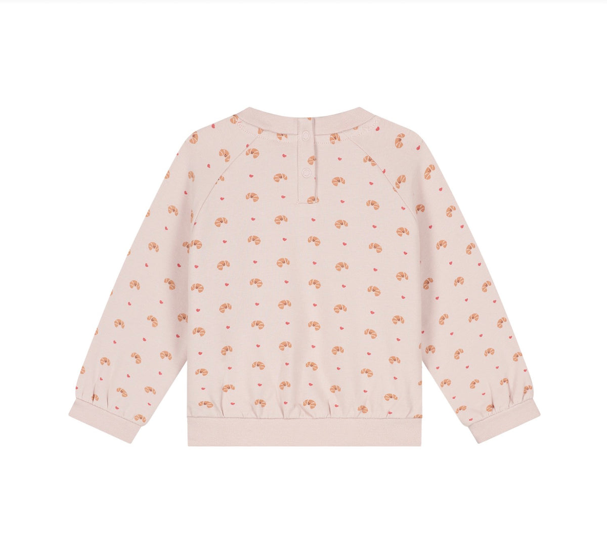 Croissant Love Pink Sweatshirt
