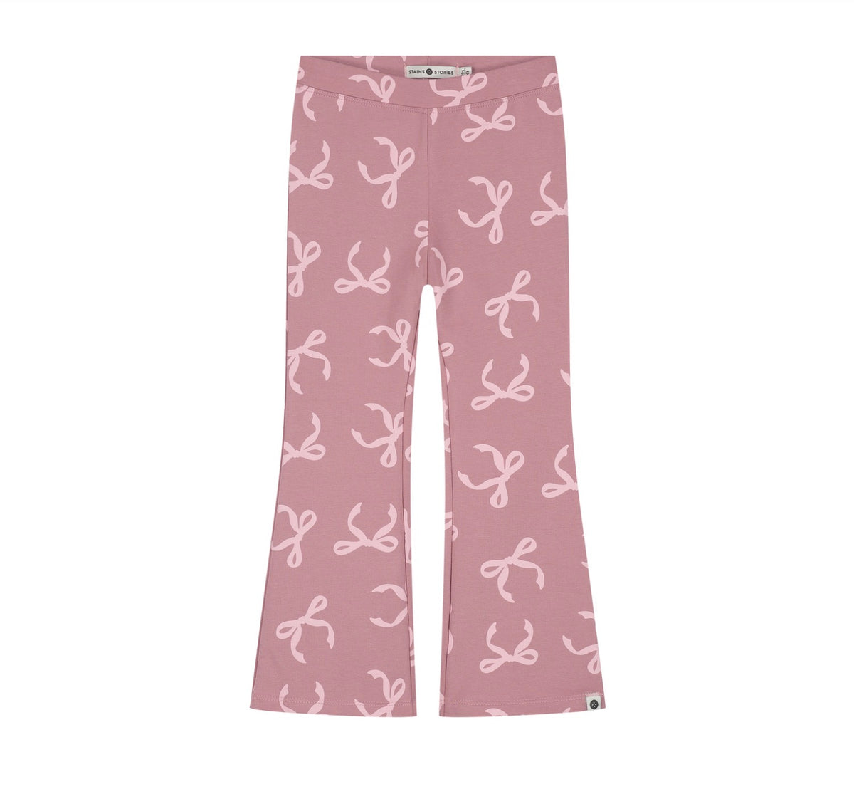 Pink Bow Flare Legging