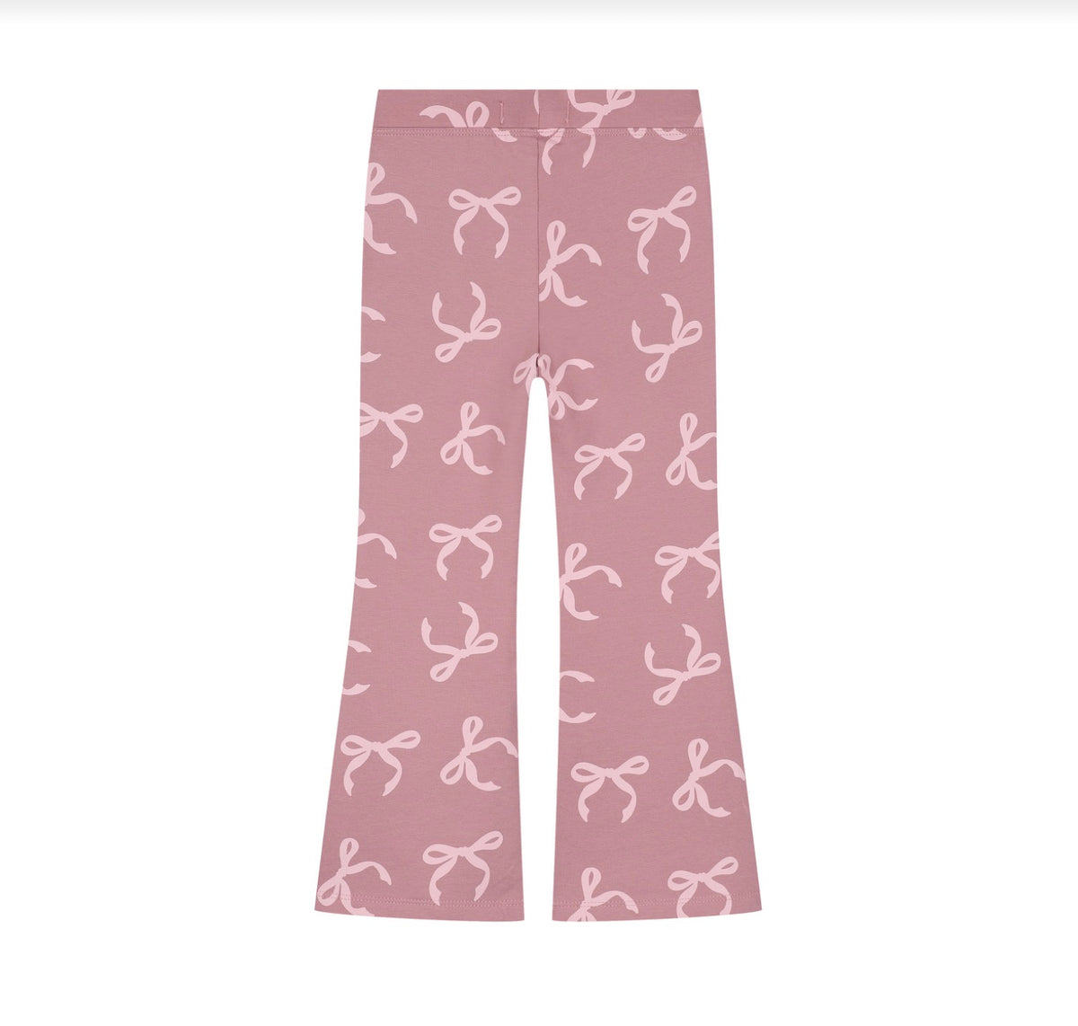 Pink Bow Flare Legging