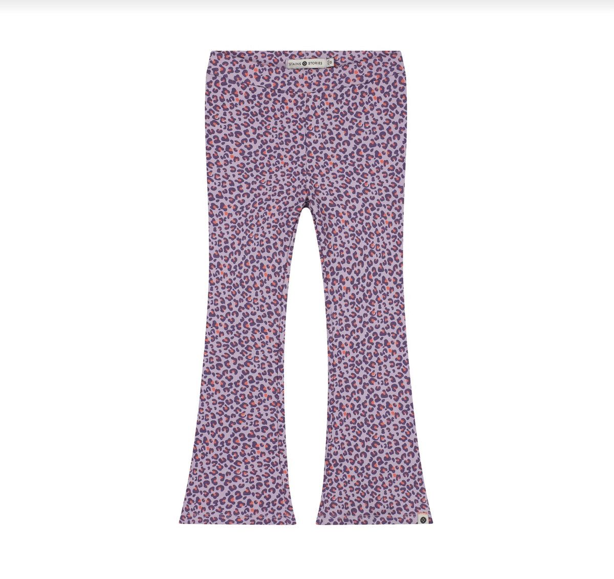 Purple Leopard Flare Legging