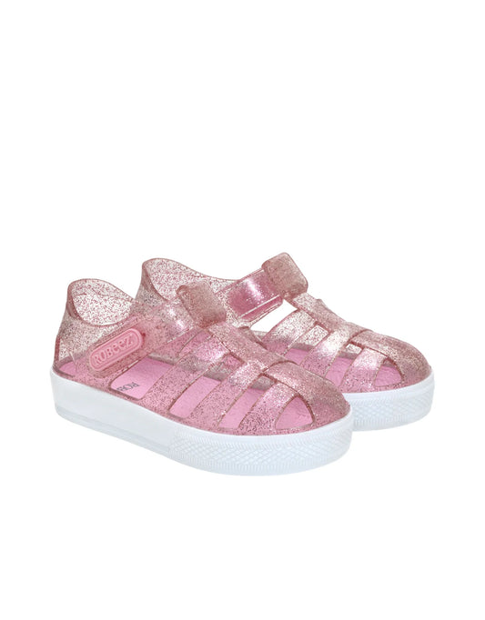 Elite Pink Glitz Jelly Shoes