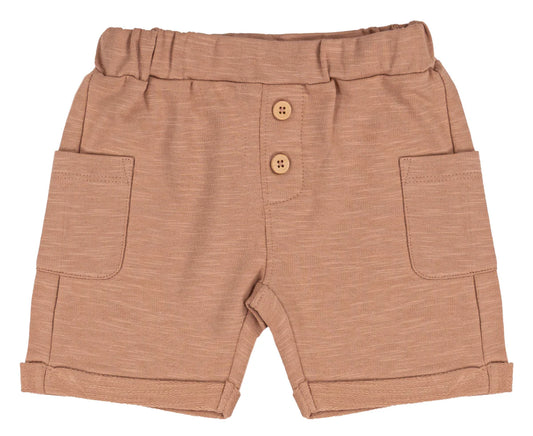 Tan Slub Short