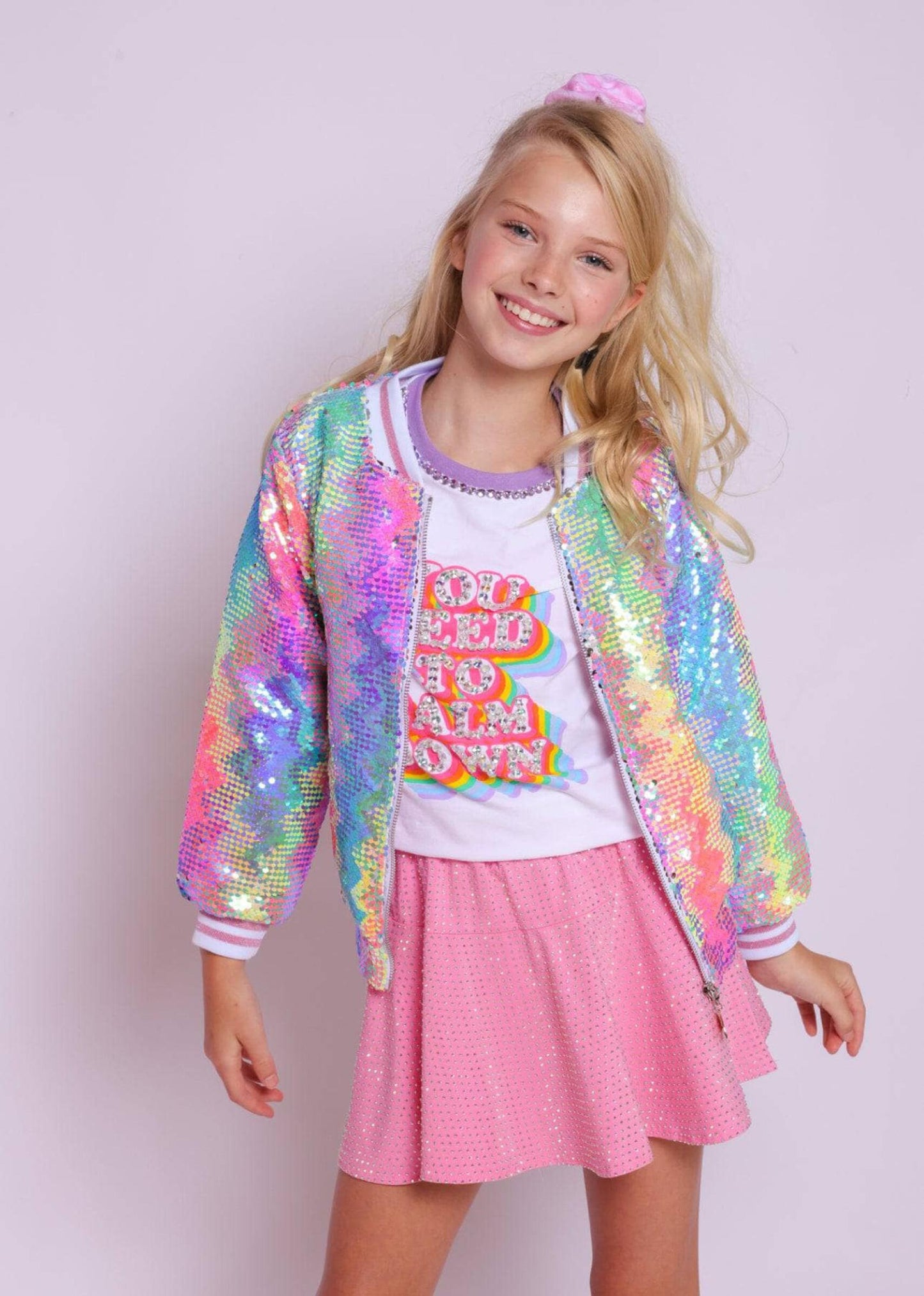 Kaleidoscope Sequin Bomber