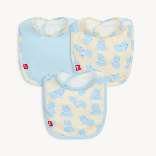 Pudgemuffin Modal Bibs - 3pk