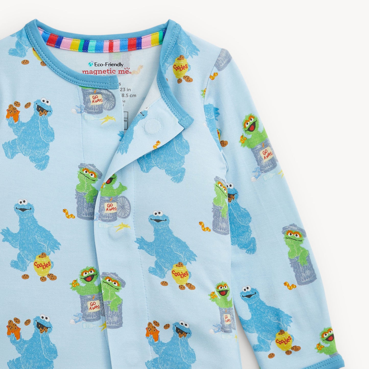 Sesame Street | Cookie & Oscar Modal Magnetic Convertible Coverall