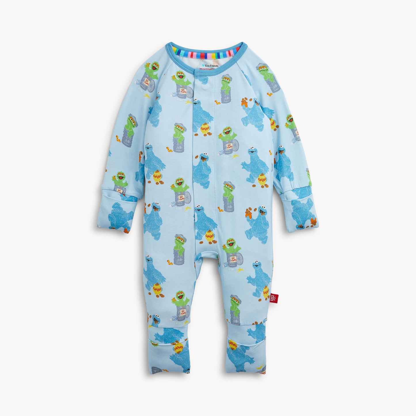 Sesame Street | Cookie & Oscar Modal Magnetic Convertible Coverall