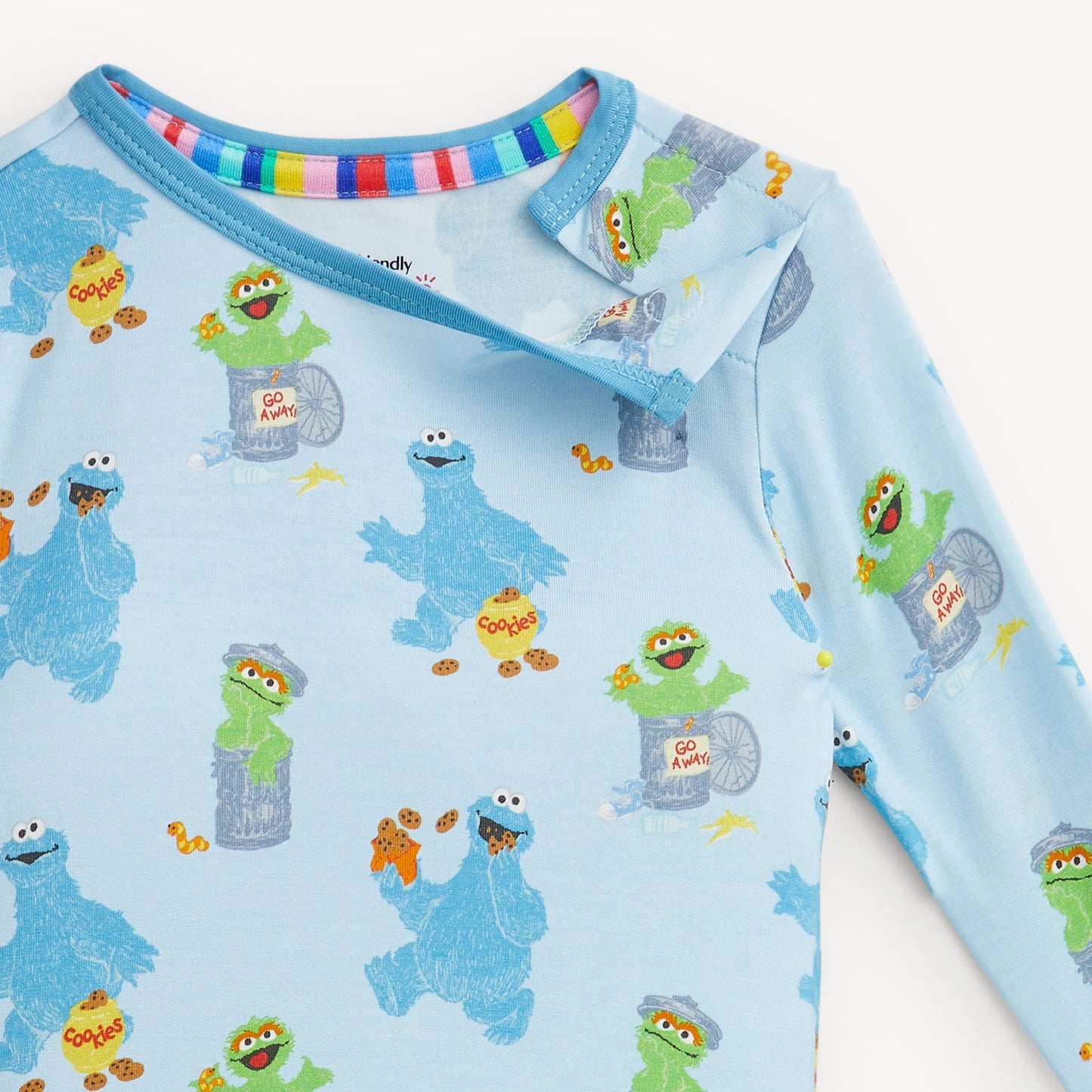 Sesame Street | Cookie & Oscar Modal Magnetic PJ Set