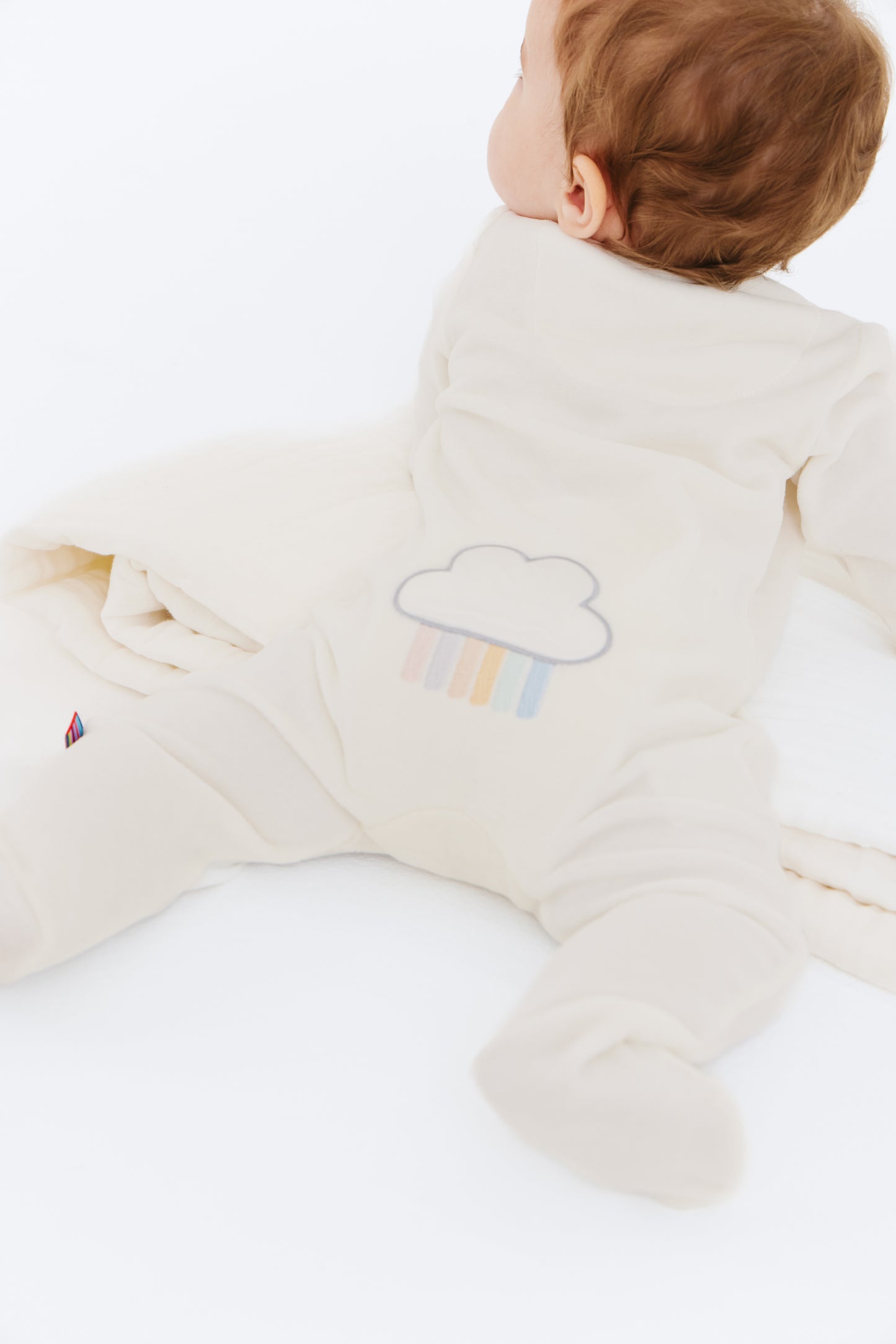 Rainbow Dreams Velour Magnetic Footie