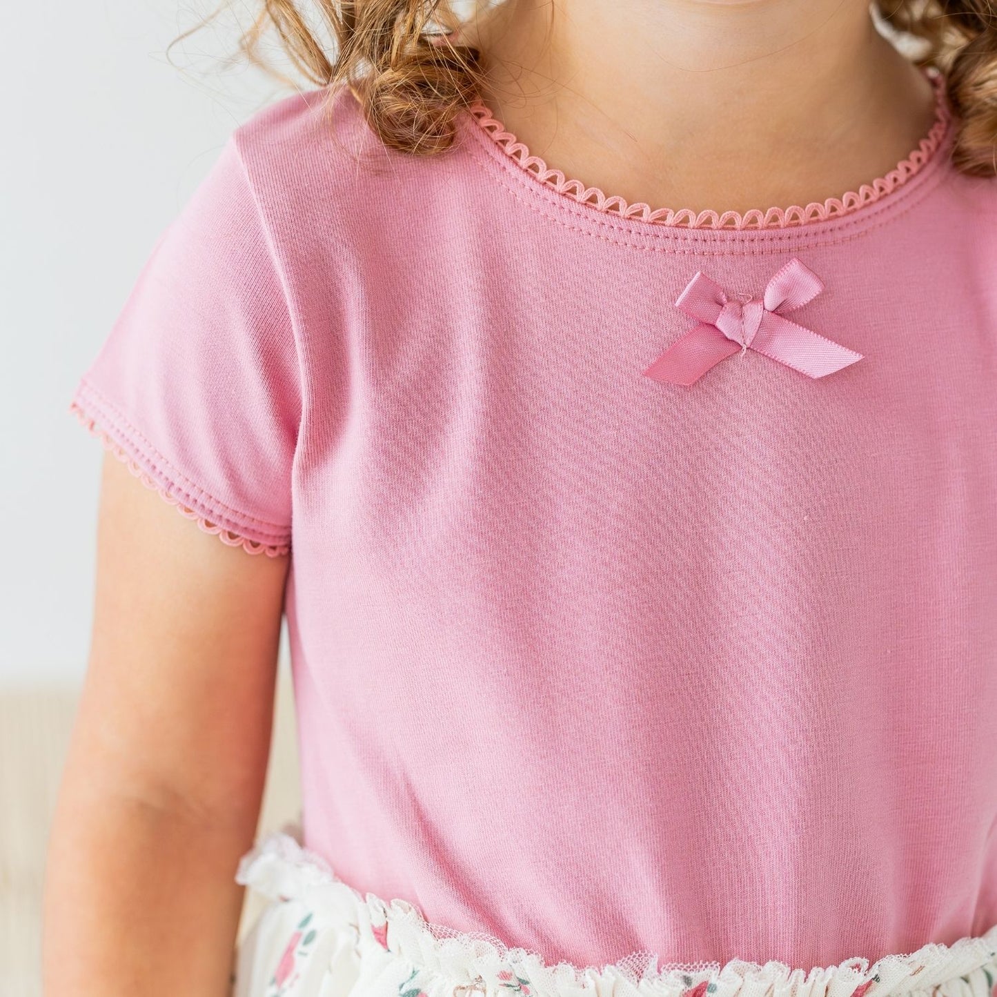 COQUETTE ROSE SHORT SLEEVE TUTU DRESS