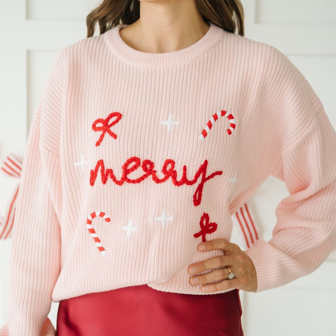 Coquette Merry Christmas Knit Women's Sweater