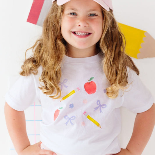 Ditsy Floral Back to School Short Sleeve T-Shirt