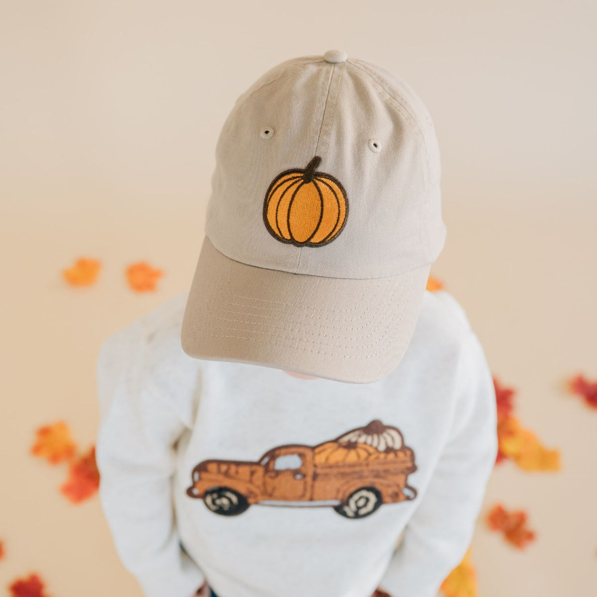 EMBROIDERED PUMPKIN PATCH BASEBALL HAT