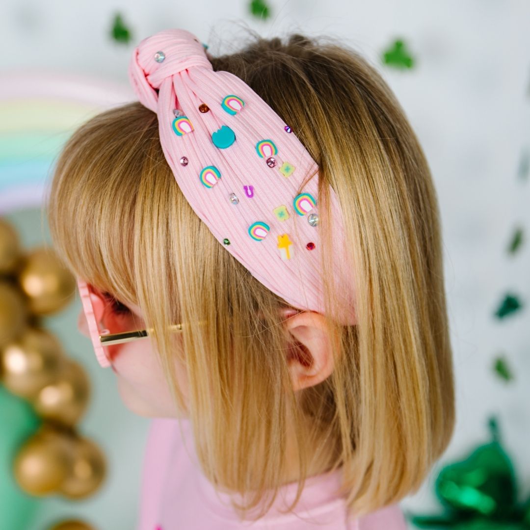 Lucky Charm Gem Stone Headband