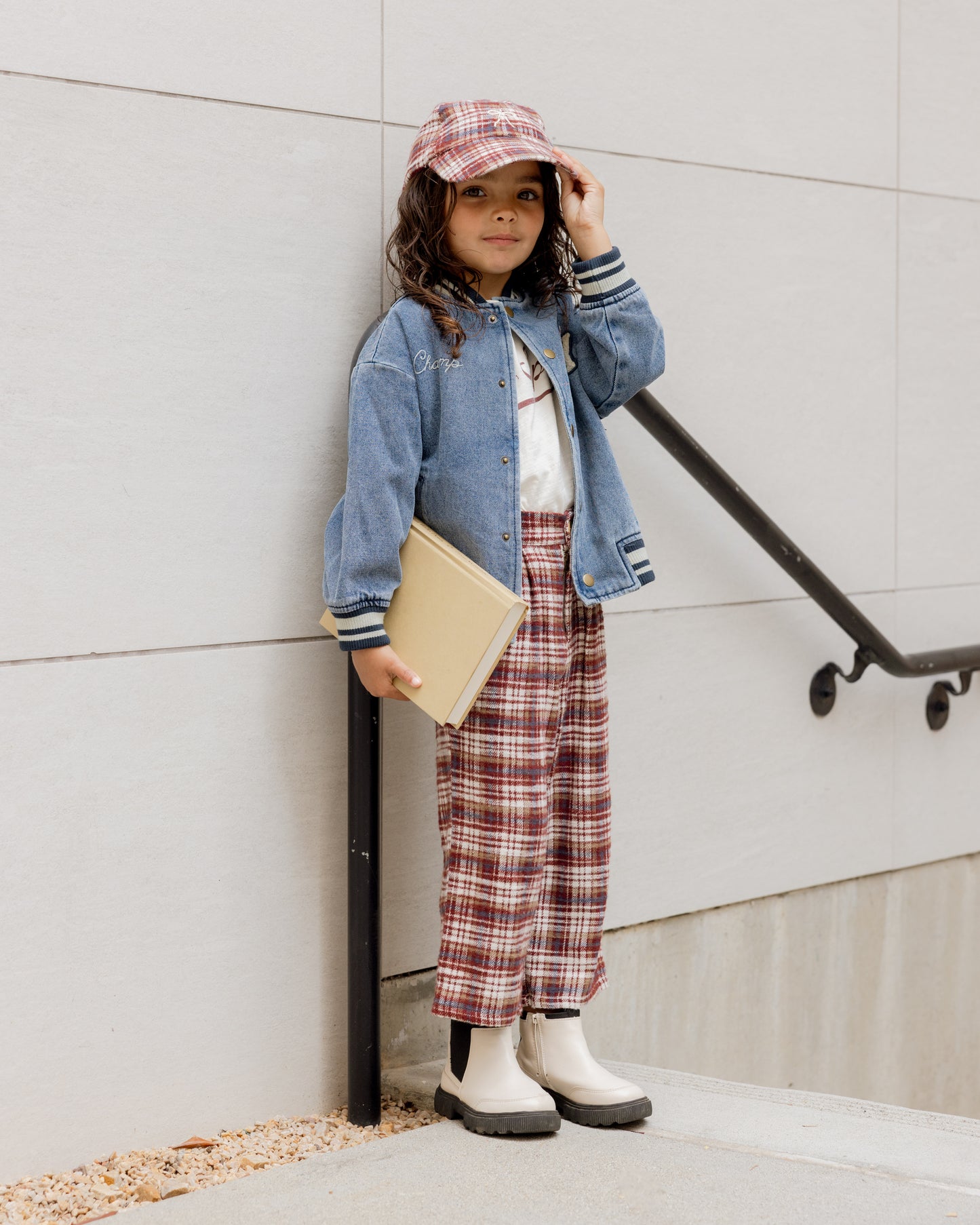 Brooklyn Trouser || Burgundy Plaid