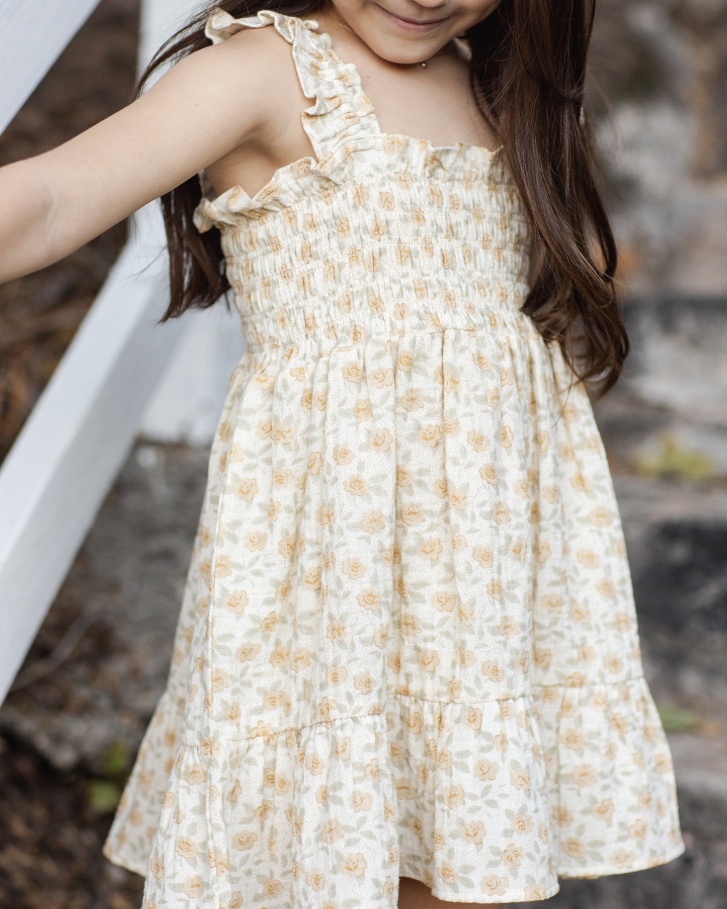 Sutton Dress || Yellow Floral