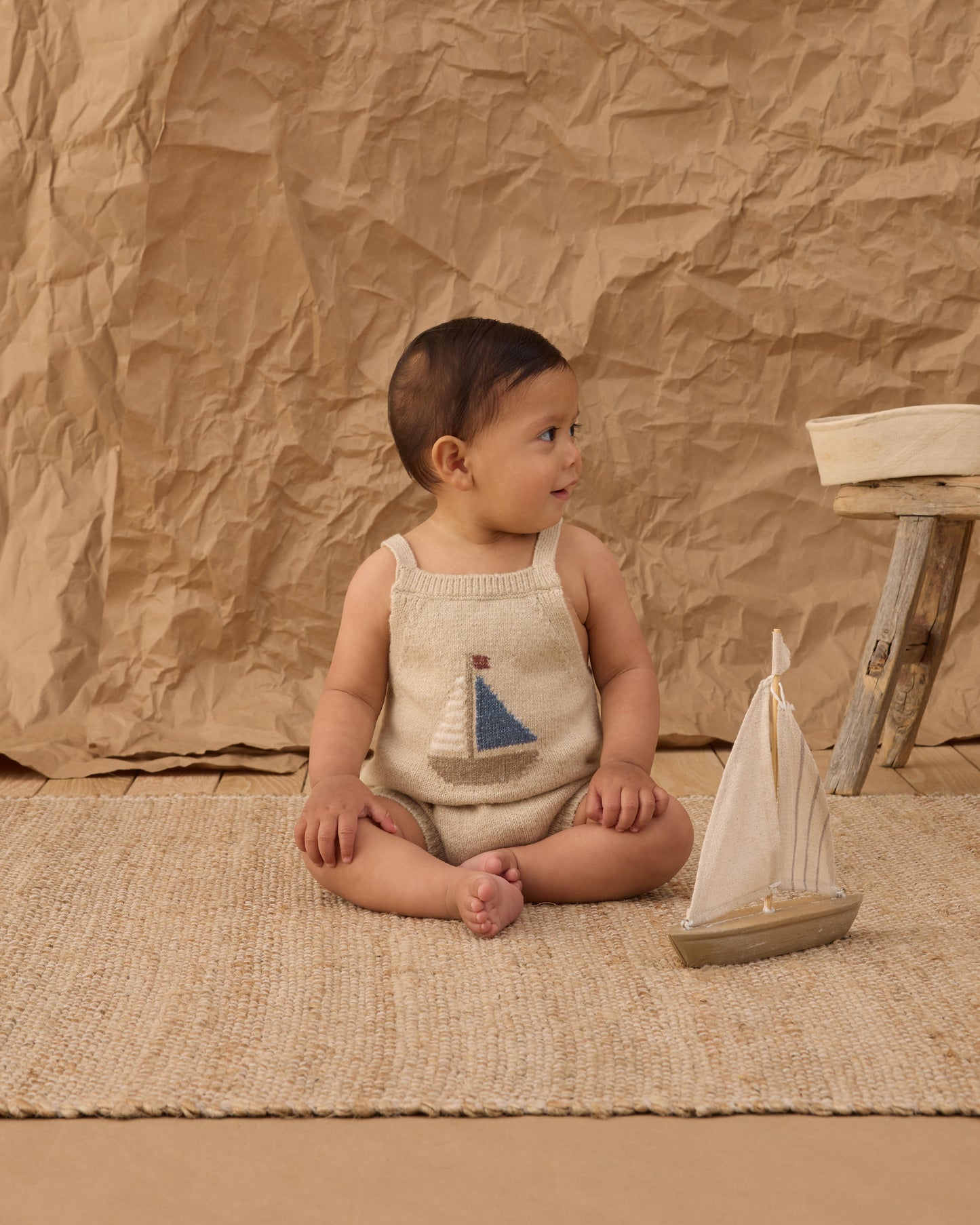 Fisher Romper || Sailboat