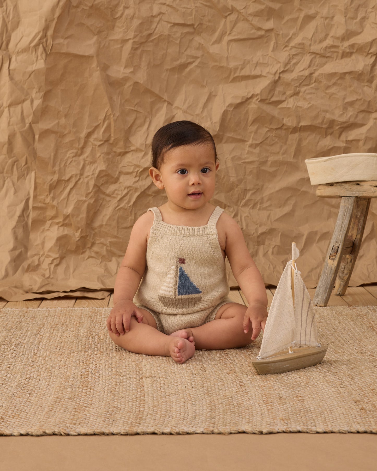 Fisher Romper || Sailboat