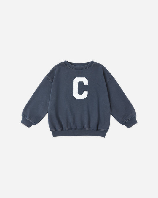 Relaxed Sweatshirt || Navy