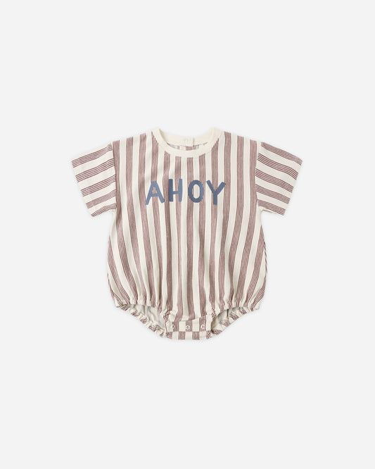 Relaxed Bubble Romper || Ahoy