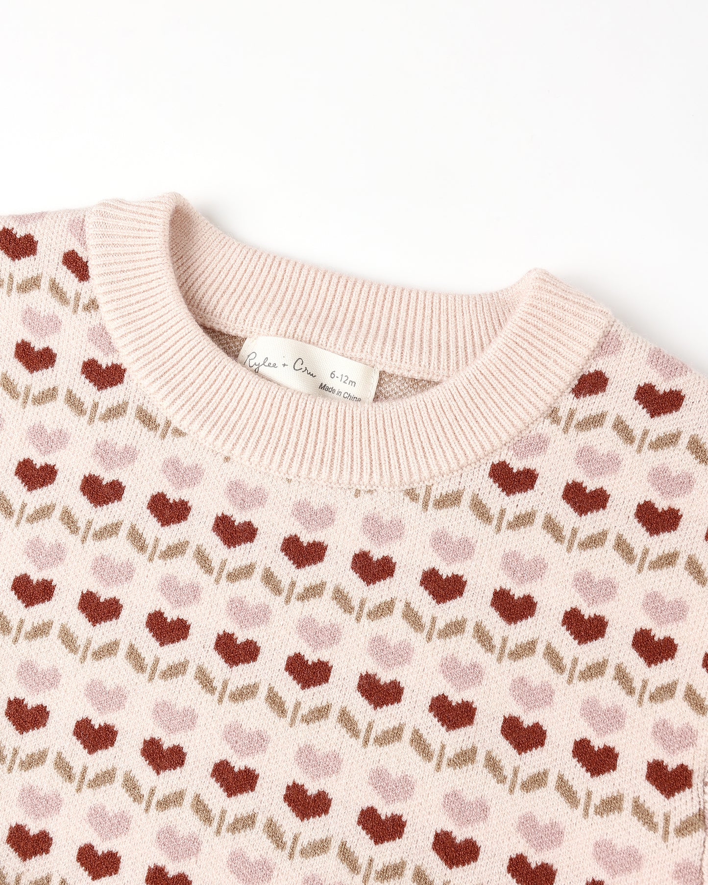 Jacquard Knit Set || Ruby Hearts