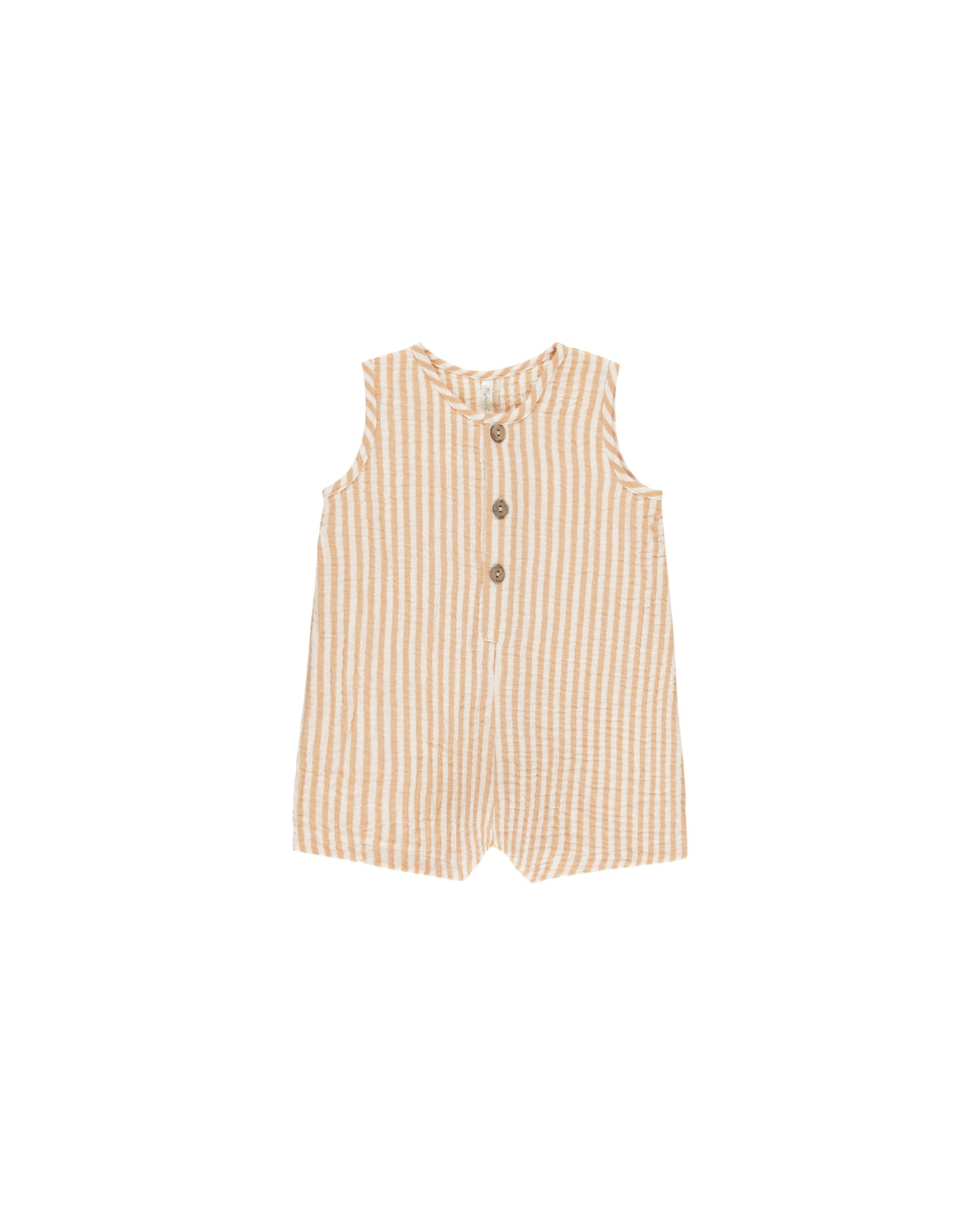 Maverick Romper || Grapefruit Stripe