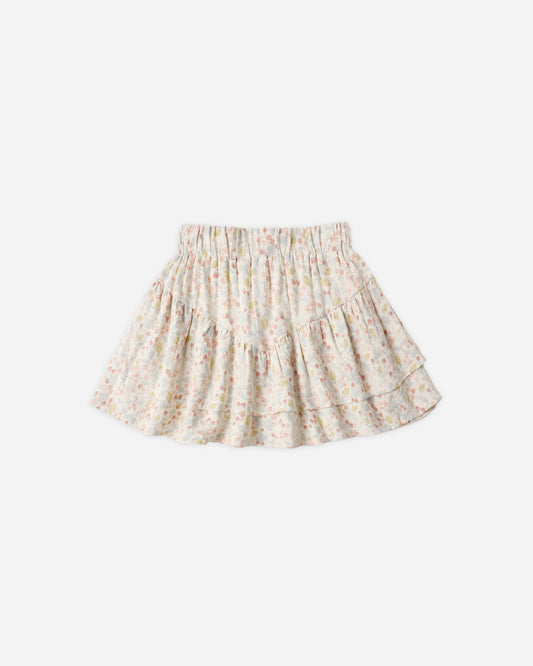 Tiered Mini Skirt || Summer Garden