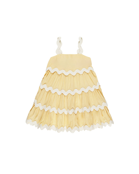 Ric Rac Dress || Yellow